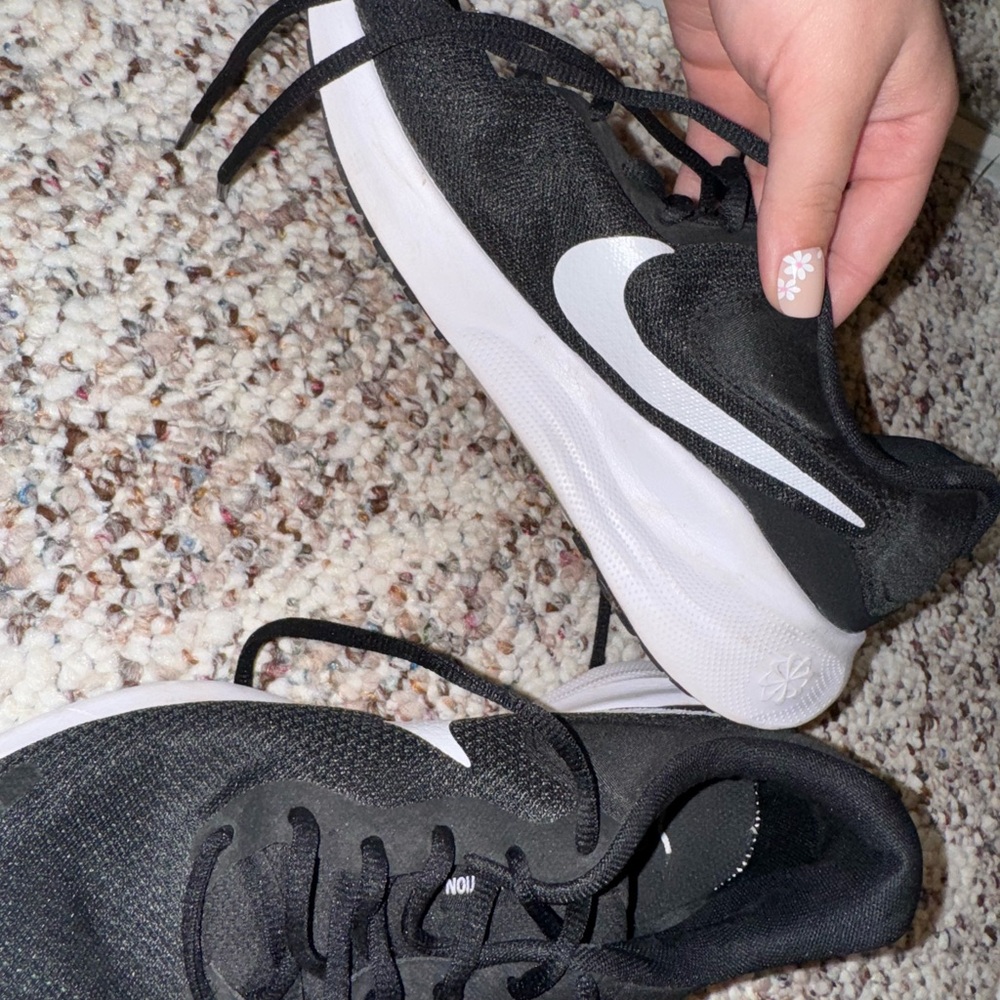 Nike Black and White Athletic Shoes